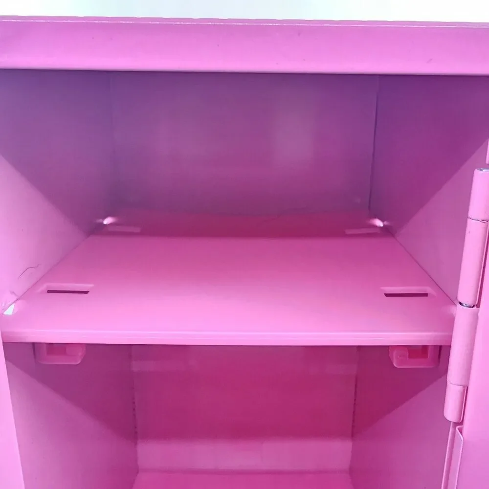 Schylling Girl Talk Locker Playset Pink Metal Magnet Stickers NIB
